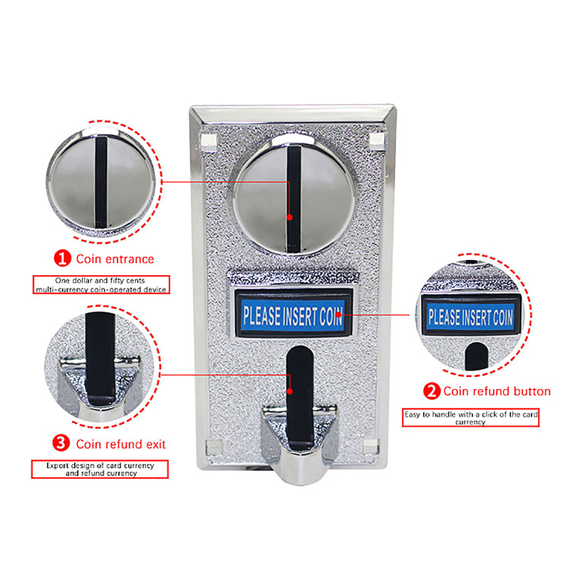 Vending Arcade Games - 616 Electronic Multi Coin Acceptor Selector