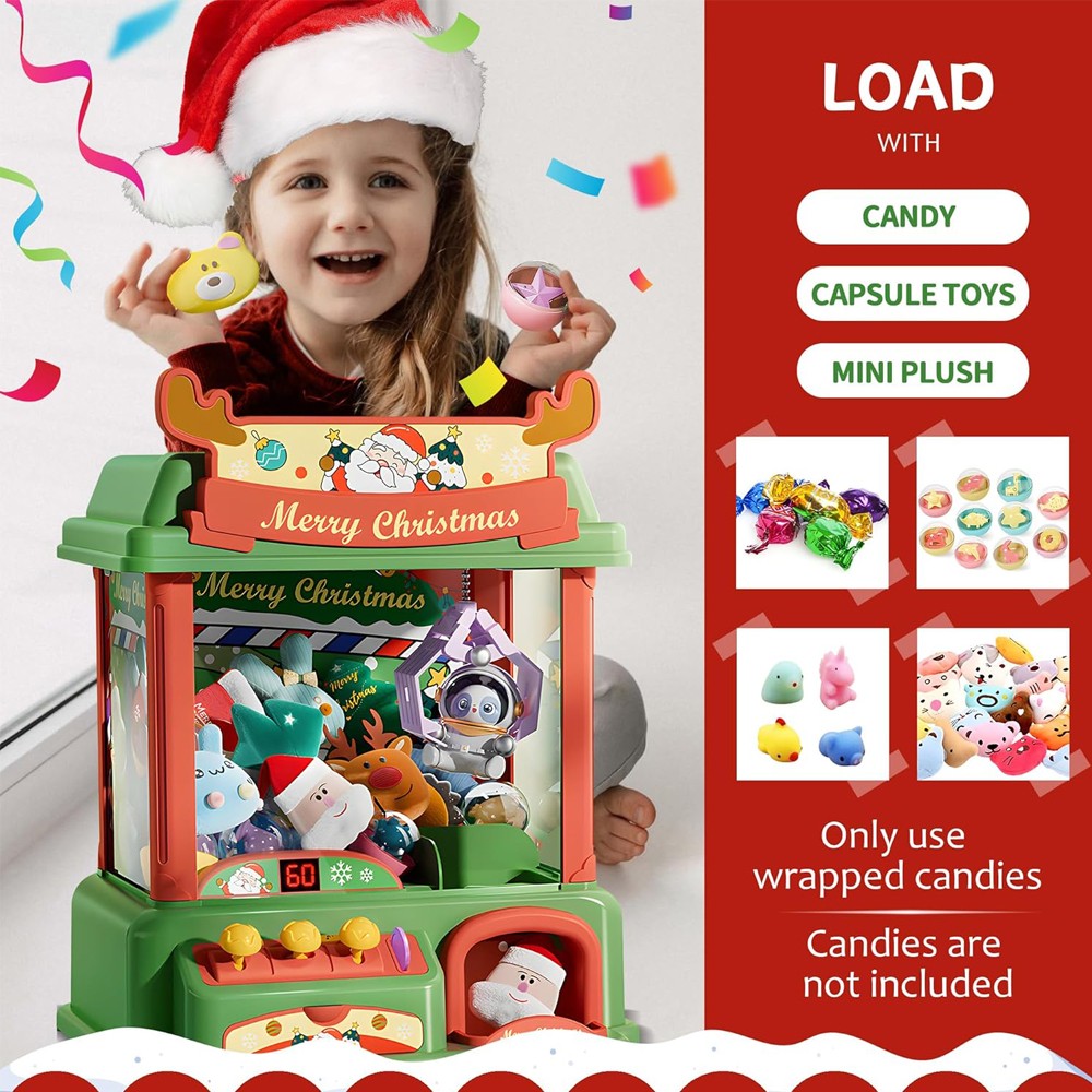 Christmas Claw Machine For Kid - огляд і ціна Vending Arcade Games