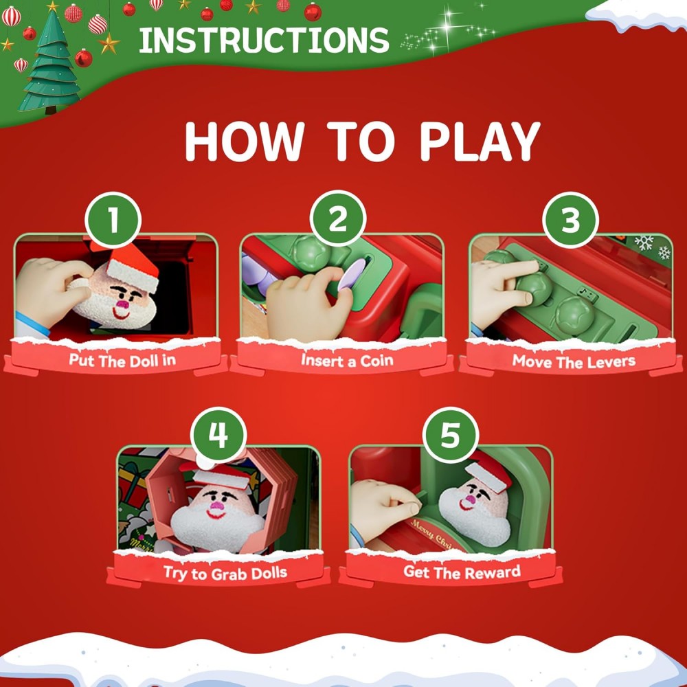 Christmas Claw Machine For Kid - огляд і ціна Vending Arcade Games