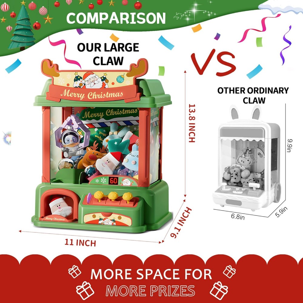 Christmas Claw Machine For Kid - огляд і ціна Vending Arcade Games