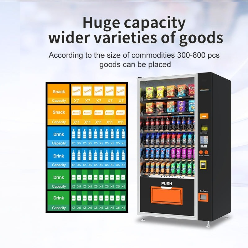 Drinks and Snacks Touch Screen - огляд і ціна Commercial Vending Machine