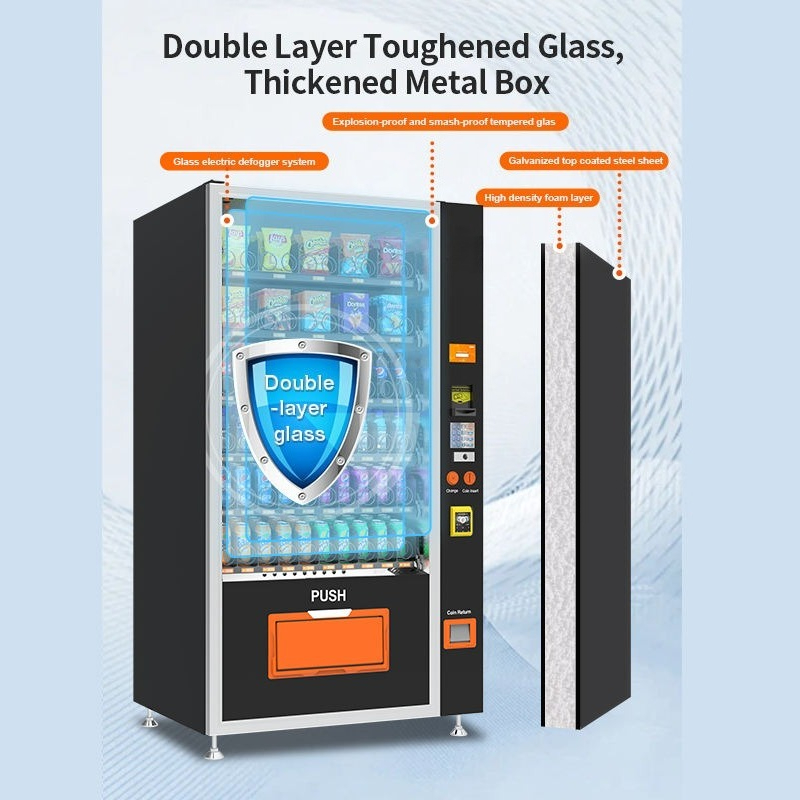 Drinks and Snacks Touch Screen - огляд і ціна Commercial Vending Machine