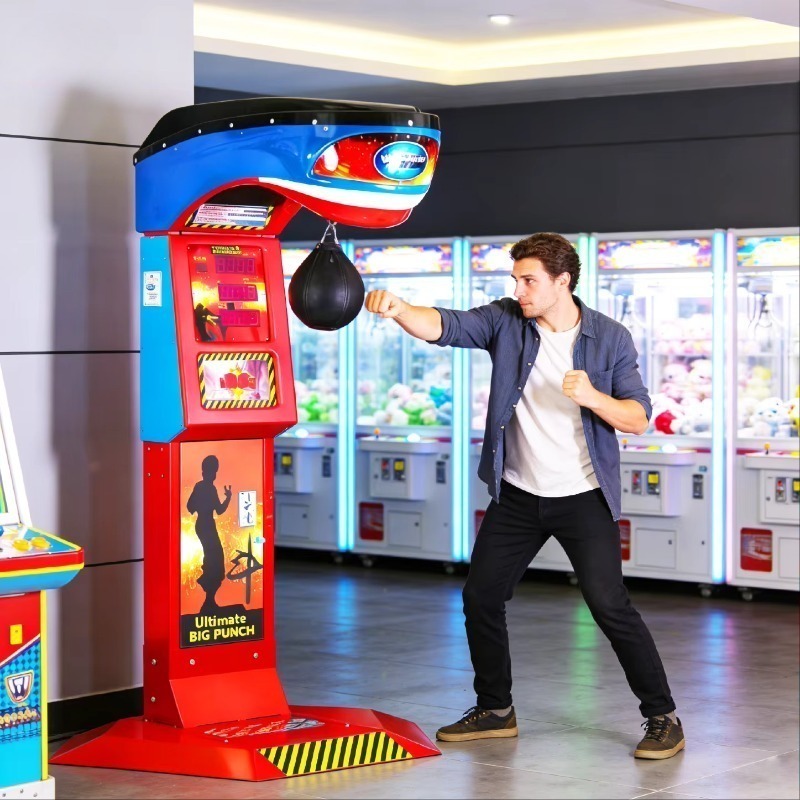 Commercial Punching Machine Bi - огляд і ціна Boxing Machine Arcade
