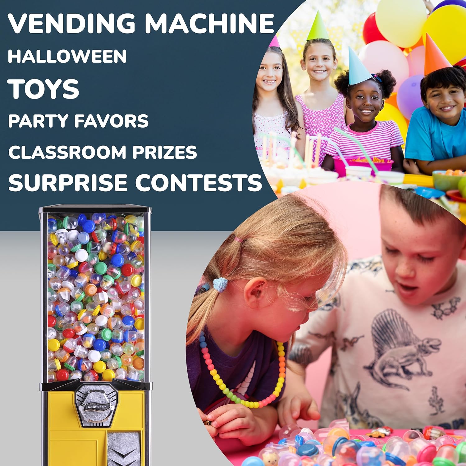 100-500PCS Empty Round Capsule - огляд і ціна Prize Capsule Toy Machine