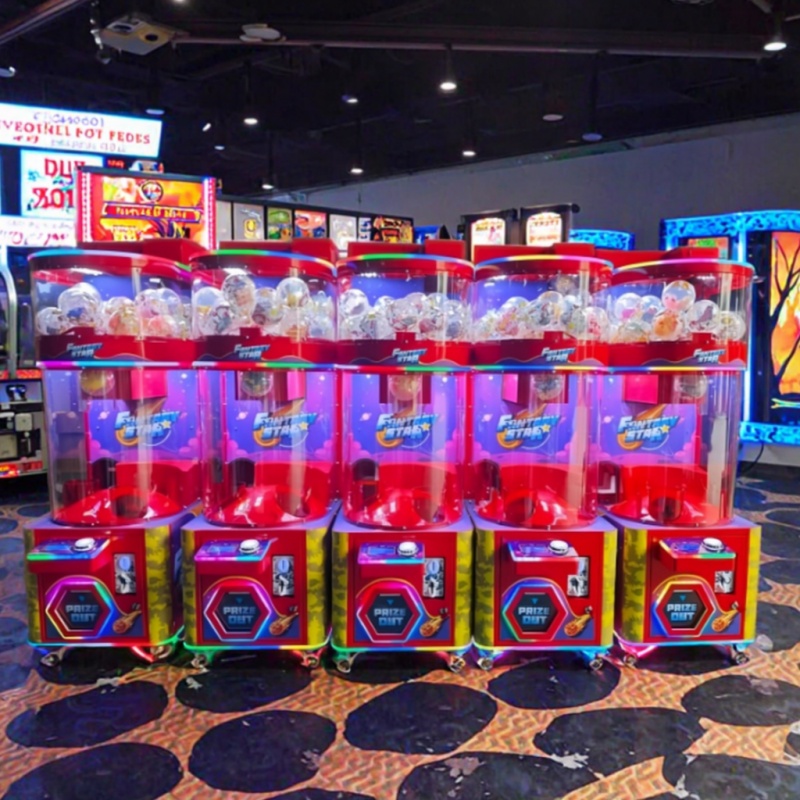 Amusement Park Metal Coin Oper - огляд і ціна Prize Capsule Toy Machine