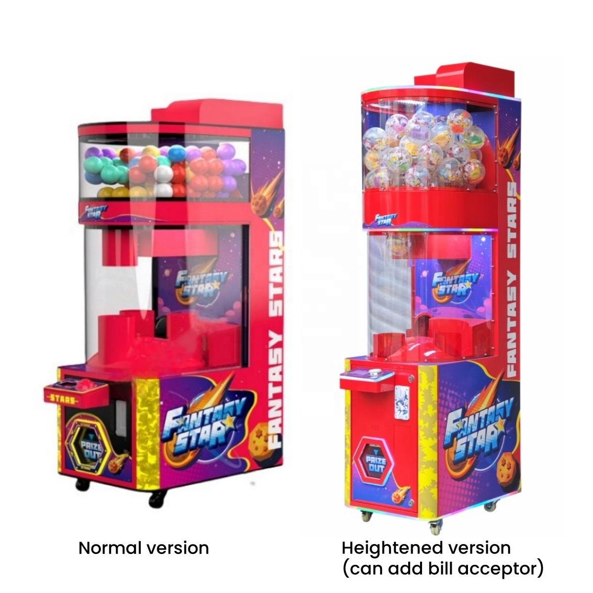 Amusement Park Metal Coin Oper - огляд і ціна Prize Capsule Toy Machine