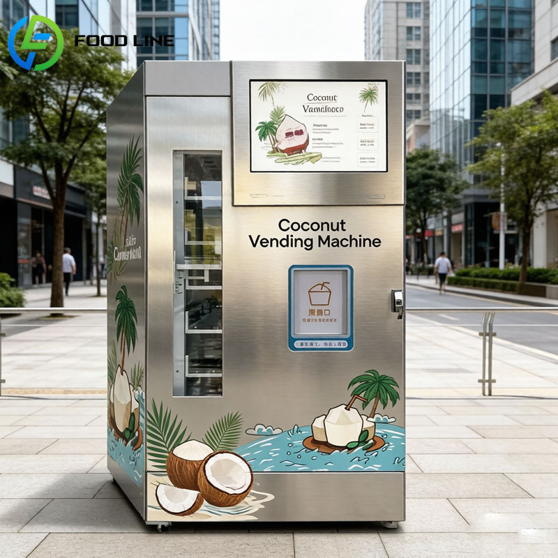 Fresh Coconut Vending Machine  - огляд і ціна Open Vending Machine