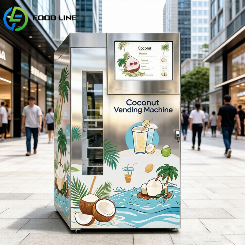Fresh Coconut Vending Machine  - огляд і ціна Open Vending Machine
