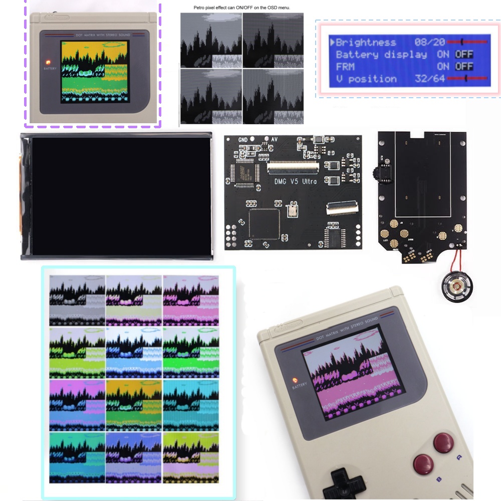 36 Colors Changing Mode RIPS S - огляд і ціна Lcd Screen Arcade