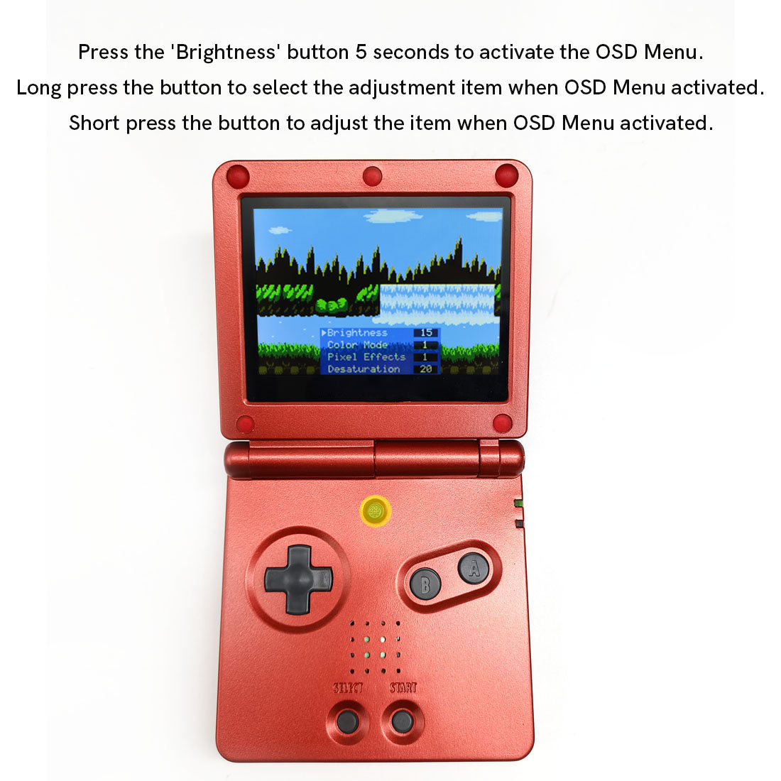 For  GBA SP V5  720x480 Retro  - огляд і ціна Lcd Screen Arcade