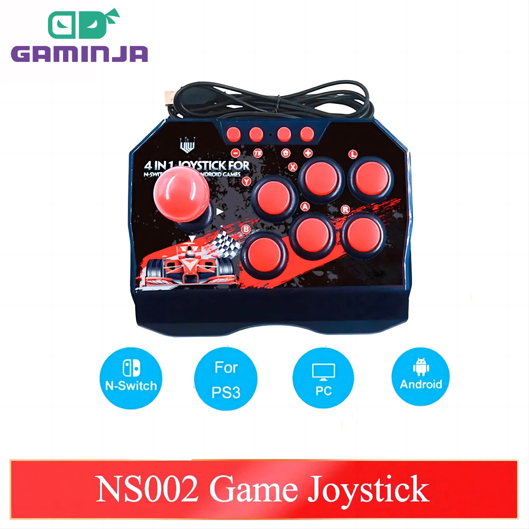 GAMINJA NS002 4 In 1 Retro Arc - огляд і ціна Arcade Vibes