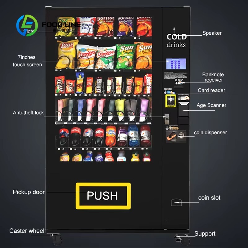 Snack and Drink Vending Machin - огляд і ціна Open Vending Machine