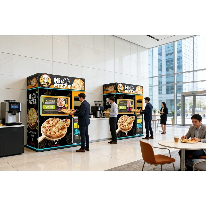 Automatic Pizza Making Vending - огляд і ціна Commercial Vending Machine