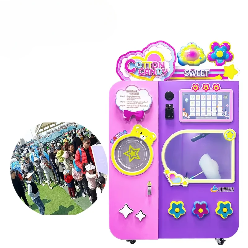 Customized Cotton Candy Vendin - огляд і ціна Commercial Vending Machine