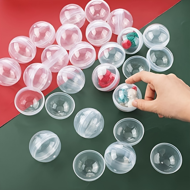 100pcs Clear Plastic Round Cap - огляд і ціна Prize Capsule Toy Machine